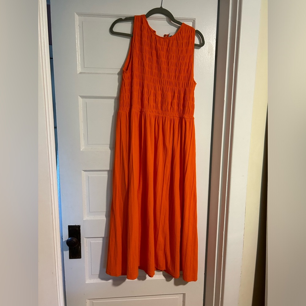 Wray Flor Dress in Orange